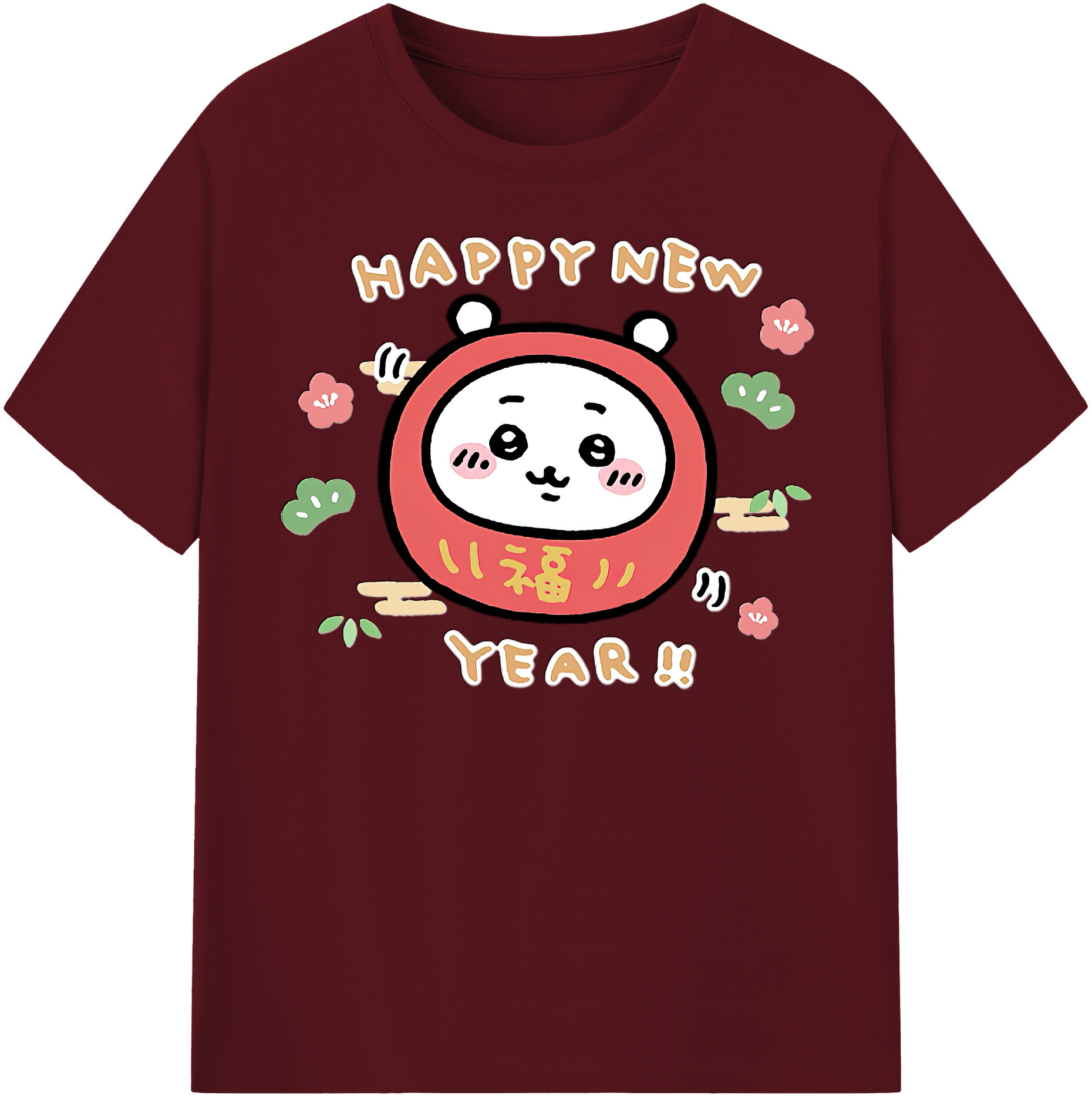 （画像用） ちいかわ ちいかわ Chii-kawa chiikawa 綿100％半袖Tシャツ（フロントプリント）